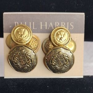 Paul Harris Gold Vintage Earrings